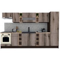 Bucatarie MARINA NEW 330 A Wenge / Decor K366
